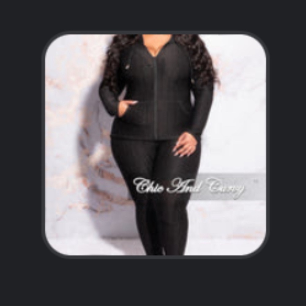 TikTok legging and jacket set- 2x / 3x